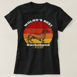 Dachshund - De beste Dachshund Mam ter wereld T-shirt