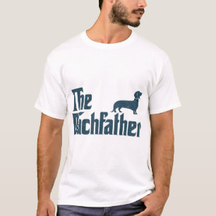 Dachshund De Godfather Cadeaus Grappige Vaderdag T-shirt