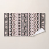 Dachshund - Decoratief Patroon in pastels Bad Handdoek (Handdoek)
