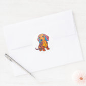Dachshund Delights: Pawsome Pop Art Sticker Extrav (Envelop)