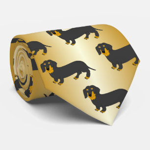 Dachshund Design Stropdas