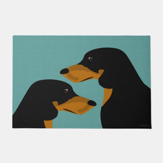 Dachshund Deurmat (Voorkant)