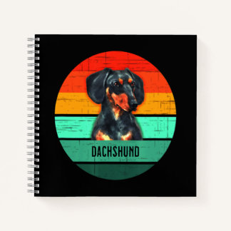 Dachshund Devo Mannen Vrouwen Kinderen Notitieboek