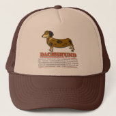 Dachshund Dictionary Trucker Pet (Voorkant)