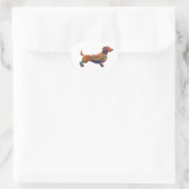 Dachshund digital art sticker (Tas)