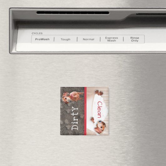 Dachshund Dishwasmachine Magnet Dirty Doxie Clean  (Insitu (Vaatwasser))