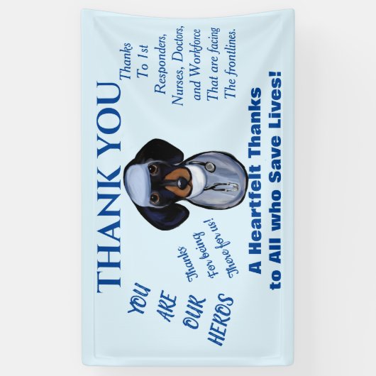 Dachshund Doctor Spandoek (Verticaal)