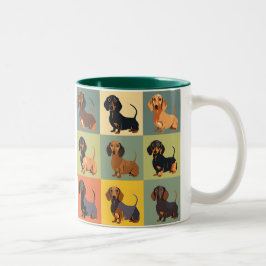 Dachshund Dog Afbeelding Mok