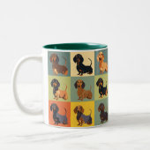 Dachshund Dog Afbeelding Mok (Links)