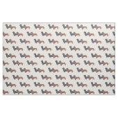 Dachshund Dog Art Fabric Stof (Fat Quarter)