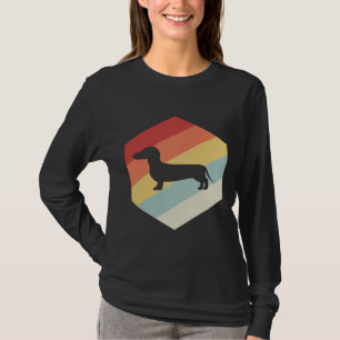 Dachshund Dog Art Retro  Funny Dachshund T-shirt