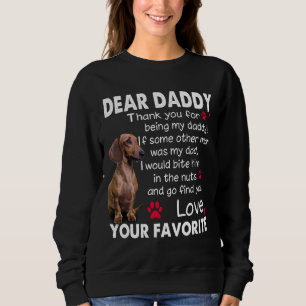 Dachshund Dog Beste papa Funny Dachshund Papa Quo Trui