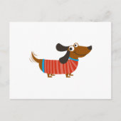 DACHSHUND DOG BRIEFKAART (Voorkant)