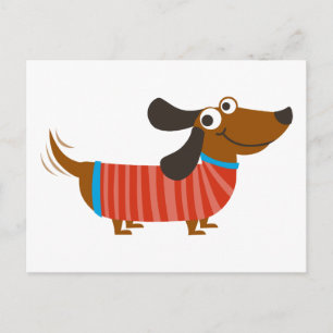 Dachshund Dog Briefkaart