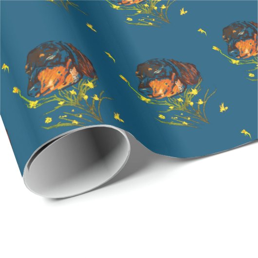Dachshund Dog Cadeaupapier (Rol Hoek)