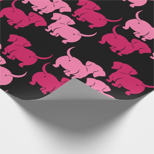 Dachshund Dog Cadeaupapier (Hoek)