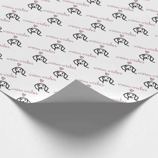 Dachshund Dog Cadeaupapier (Hoek)