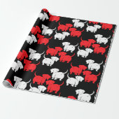 Dachshund Dog Cadeaupapier (Uitgerold)