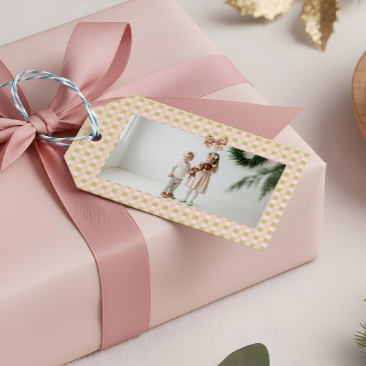 Dachshund Dog Christmas Checkered Sweater Photo Cadeaulabel