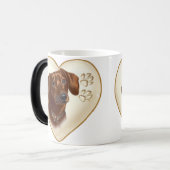 Dachshund Dog Coffee Mok Cup (Voorkant links)