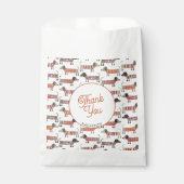 Dachshund Dog Dank u persoonlijk Bedankzakje (Voorkant)