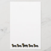 Dachshund Dog Design Briefpapier (Voorkant)