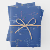 Dachshund Dog, Dog Lover, Pet, Dog Gift Pattern Inpakpapier Vel (In situ)