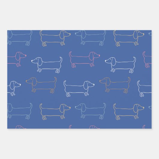 Dachshund Dog, Dog Lover, Pet, Dog Gift Pattern Inpakpapier Vel (Voorkant)