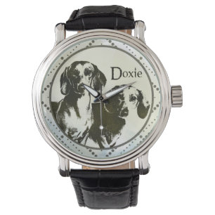 Dachshund dog - Doxie Horloge