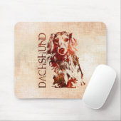 Dachshund dog - Doxie Muismat (Met muis)