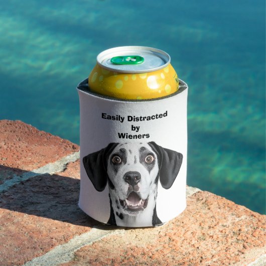 Dachshund Dog Easily Distracted by Wieners Blikjeskoeler (Insitu Zwembad)