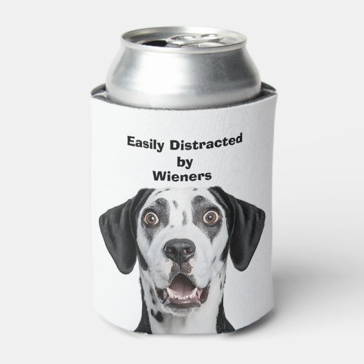 Dachshund Dog Easily Distracted by Wieners  Blikjeskoeler (Blikje Voorkant)
