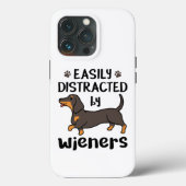 Dachshund Dog Easily Distracted by Wieners Case-Mate iPhone Case (Achterkant)