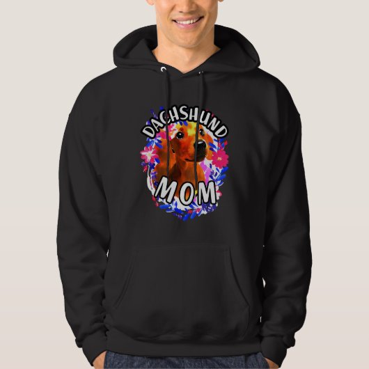 Dachshund Dog Eigenaar Hoodie (Voorkant)