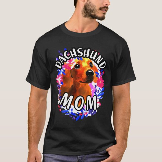 Dachshund Dog Eigenaar T-shirt (Voorkant)