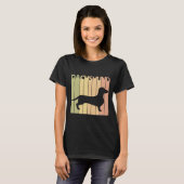 Dachshund Dog Eigenaar T-shirt (Voorkant volledig)