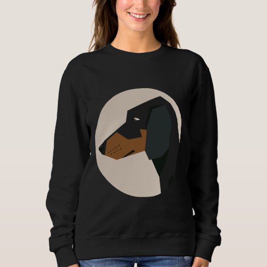 Dachshund Dog Face Trui (Voorkant)