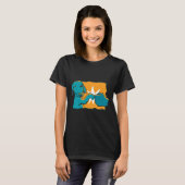 Dachshund Dog Fist Bump T-shirt (Voorkant volledig)
