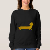 Dachshund Dog Fun Colorful Pattern Trui (Voorkant)