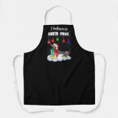 Dachshund Dog gelooft in Santa Paws Holiday    Schort (Voorkant)