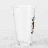 Dachshund Dog, gemakkelijk verstoord door Wenen Glas (Rechts)