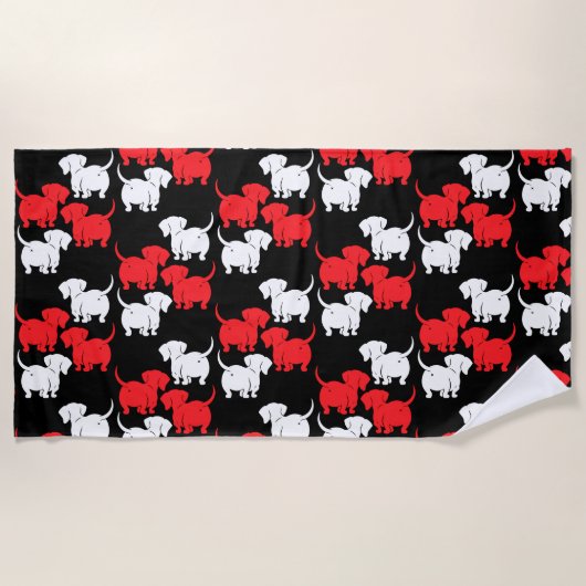 Dachshund Dog Gifts Strandlaken (Voorkant)