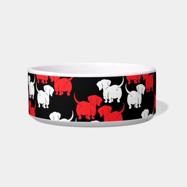 Dachshund Dog Gifts Voerbakje (Voorkant)