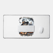 Dachshund Dog Halloween Bureaumat (Keyboard & Muis)