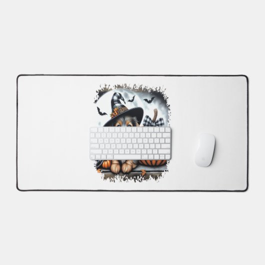 Dachshund Dog Halloween Bureaumat (Keyboard & Muis)