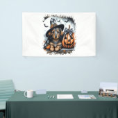 Dachshund Dog Halloween Spandoek (Beurs)