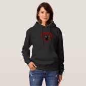 Dachshund Dog Heart  Dachshund Dachshund Hoodie (Voorkant volledig)