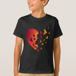 Dachshund Dog Heart Gifts for Dachshund Lovers T-shirt