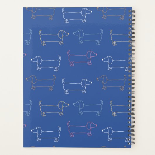 Dachshund Dog, Hondenliefhebber, Pet, Dog Gift Pat Planner (Achterkant)