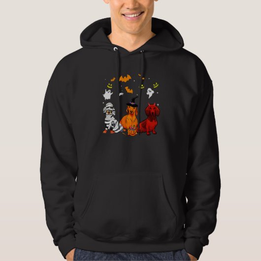 Dachshund Dog Hoodie (Voorkant)